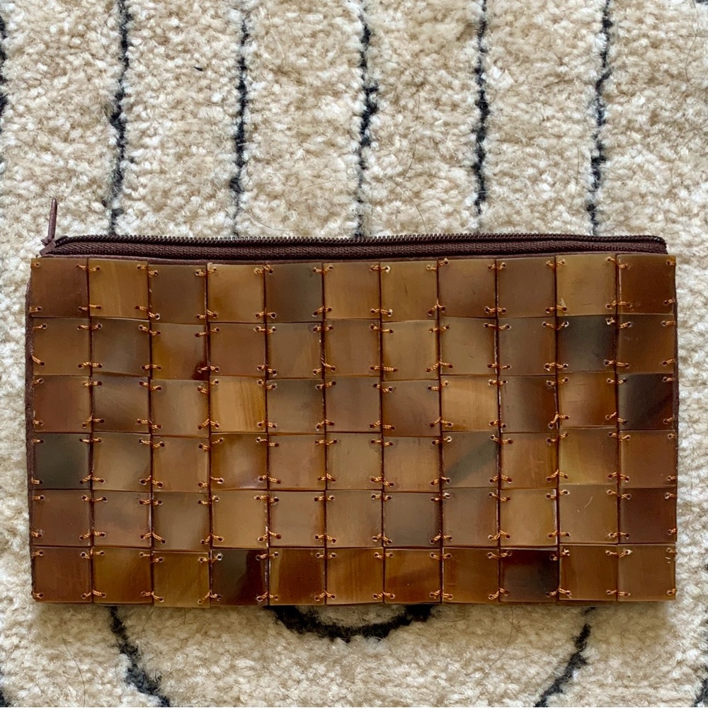 Chan Luu Tortoise Shell Clutch - Chocolate